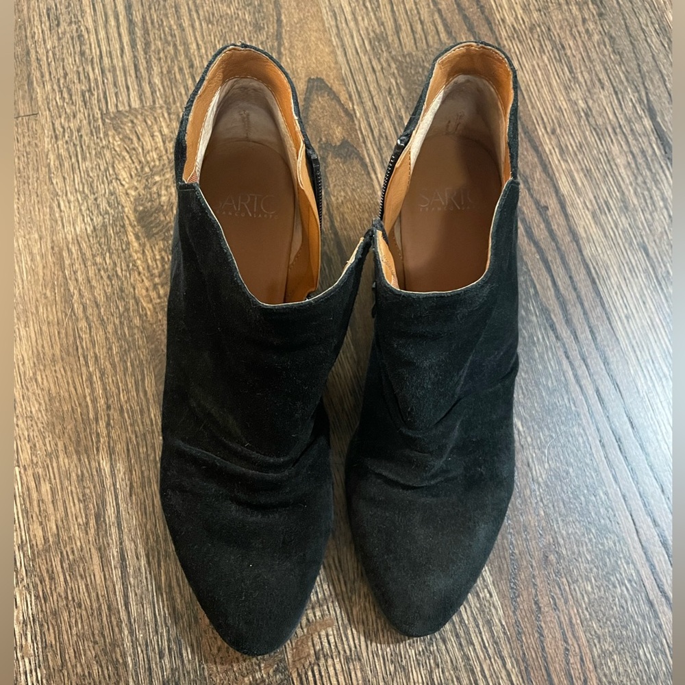 Franco Sarto Suede Ankle Boots